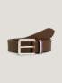 Signature Stripe Loop Leather Belt