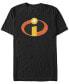 ფოტო #1 პროდუქტის Men's Incredible Logo Short Sleeve Crew T-shirt