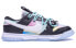 Фото #2 товара 【定制球鞋】 Nike Air Dunk Jumbo 赛博朋克 电子霓虹 发光Swoosh 解构绑带 耐磨透气 低帮 板鞋 男款 / Кроссовки Nike Air Dunk FJ7067-114