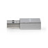 Фото #2 товара Nedis USB-A Adapter USB 3.2 Gen 1| Stecker| USB-C Buchse| 5 Gbps| Vernickelt| - Adapter