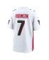 ფოტო #2 პროდუქტის Men's Bijan Robinson White Atlanta Falcons 2023 NFL Draft First Round Pick Game Jersey