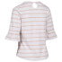 TRESPASS Hokku short sleeve T-shirt Blush Pink / White Stripe, S - фото #3