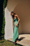 Фото #8 товара Платье со сборками и открытой спиной ZARA