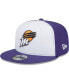 Фото #2 товара Men's Phoenix Mercury White, Purple 2022 Wnba Draft 9Fifty Snapback Hat
