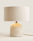 Table lamp with ceramic base