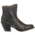 Фото #1 товара Lucchese Harley Cowhide Studded Round Toe Cowboy Booties Womens Black Casual Boo