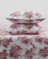 Фото #4 товара Home Toile 100% Cotton Flannel 4-Pc. Sheet Set, Full