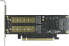 Фото #6 товара Kontroler Delock PCIe 4.0 x16 - M.2 M-key + M.2 B-key + mSATA (90486)