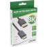 Фото #4 товара InLine Slim Ultra High Speed HDMI Cable AM/CM 8K4K gold plated black 0.5m