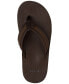 ფოტო #3 პროდუქტის Men's Hullsome Leather Flip-Flop Sandals