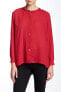 Фото #1 товара Топ Harlowe & Graham Red Pintuck Swing Blouse