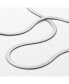 ფოტო #5 პროდუქტის Herringbone Chain Necklace - Ina Silver