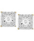 ფოტო #3 პროდუქტის Diamond Cluster Stud Earrings (1/3 ct. t.w.) in 14k White Gold, Yellow Gold and Rose Gold