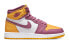 Air Jordan 1 Retro High OG "University Gold and Light Bordeaux" GS 575441-706 Sneakers