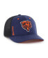 Men's Navy Chicago Bears Pixelation Trophy Flex Hat