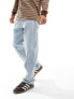 Weekday Space relaxed fit straight leg jeans in opulent blue