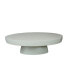 Premium Oval White Wooden Coffee Table