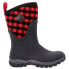 Muck Boot Arctic Sport Ii Mid Plaid Pull On Womens Black Casual Boots AS2M0PLD
