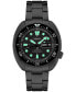 Фото #1 товара Men's Automatic Prospex Diver Black-Tone Stainless Steel Bracelet Watch 45mm