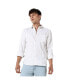 Men's White Chalk Striped Shirt