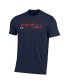 Men's Navy Auburn Tigers 2024 Sideline Football Performance T-Shirt