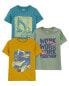 Фото #1 товара Toddler 3-Pack Construction Graphic Tees 2T
