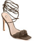 Фото #1 товара Women's Edelie Linen Tie Up Sandals
