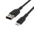 Фото #4 товара Belkin Lightning USB A Male to Male Cable - 1m - Black
