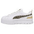 Фото #3 товара Puma Mayze Wild Leopard Lace Up Womens White Sneakers Casual Shoes 38419501