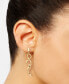 ფოტო #2 პროდუქტის Double Twist Drop Earrings in 14k Gold