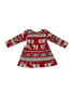 ფოტო #2 პროდუქტის Baby Girls Ruffled Printed Dress