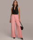 Women's Textured Wide-Leg Pants