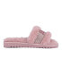 ფოტო #2 პროდუქტის Women's Halo Faux Fur Slip-On Slippers