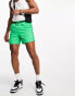 River Island piped swim shorts in light green