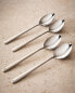 Фото #1 товара Set of shiny steel spoons