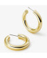 ფოტო #3 პროდუქტის Small Gold Hoop Earrings - Tia Small