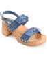 Фото #1 товара Women's Tia Bow Detail Platform Sandals