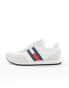 Фото #2 товара Tommy Jeans casual essential trainers in white