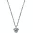 Charming Mickey and Minnie Mouse Steel Necklace N600582RWL-B.CS (Chain, Pendant)