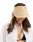 Фото #4 товара Accessorize raw edge visor in natural