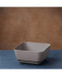(#10023) Garden Square Out/Indoor Resin Planter Flower Pot, Taupe, 12"