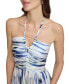 ფოტო #5 პროდუქტის Women's Strappy Printed Maxi Dress