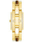 ფოტო #3 პროდუქტის Women's Quartz Gold-Tone Alloy Watch, 28mm x 21mm