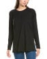 Фото #1 товара Eileen Fisher Crewneck Box Top Women's Black Xxs