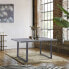 Фото #5 товара Fenton Contemporary Dining table: With Cement Gray Top