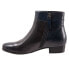 Фото #4 товара Trotters Maci T2263-463 Womens Blue Wide Leather Ankle & Booties Boots 6.5