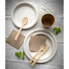 Набор посуды Algon Одноразовые Белый Сахарный тростник 25 cm (12 штук)