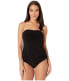 Фото #1 товара Norma Kamali 291293 Women's Strapless Babydoll Mio Swimsuit Black Size XL