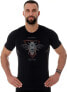 Фото #1 товара мужская спортивная футболка черная с принтом Brubeck SS12650A Koszulka mska z krtkim rkawem OUTDOOR WOOL PRO czarny M