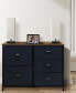 Фото #3 товара 5 Drawer Chest Dresser with Wood Top